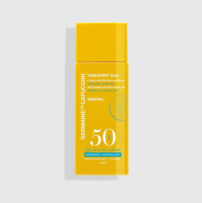 Germaine de Capuccinitimexpert sun mineral fluid SPF50 anti-aging protective zonnebrand 50ml